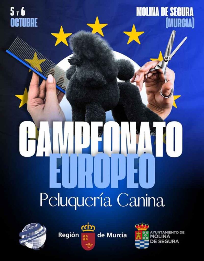 ¡No te pierdas esta oportunidad única de ver en acción a los mejores talentos del mundo de la peluquería canina! ¡Campeonato Europeo de Peluquería Canina 2024 te espera con más emoción, más talento y más glamour que nunca!