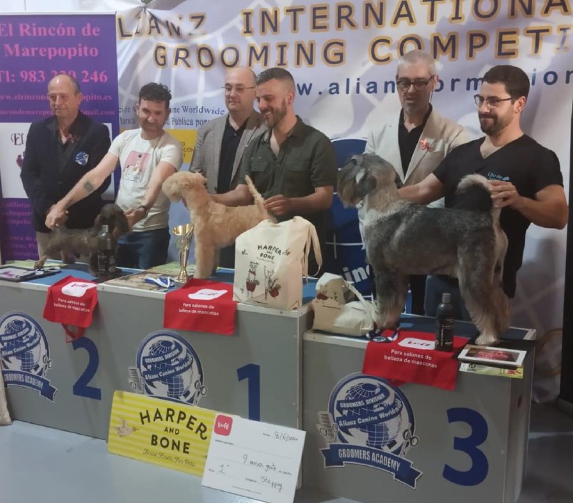 Resultado Campeonato pelqueurái canina Marepopito 2024 clase stripping